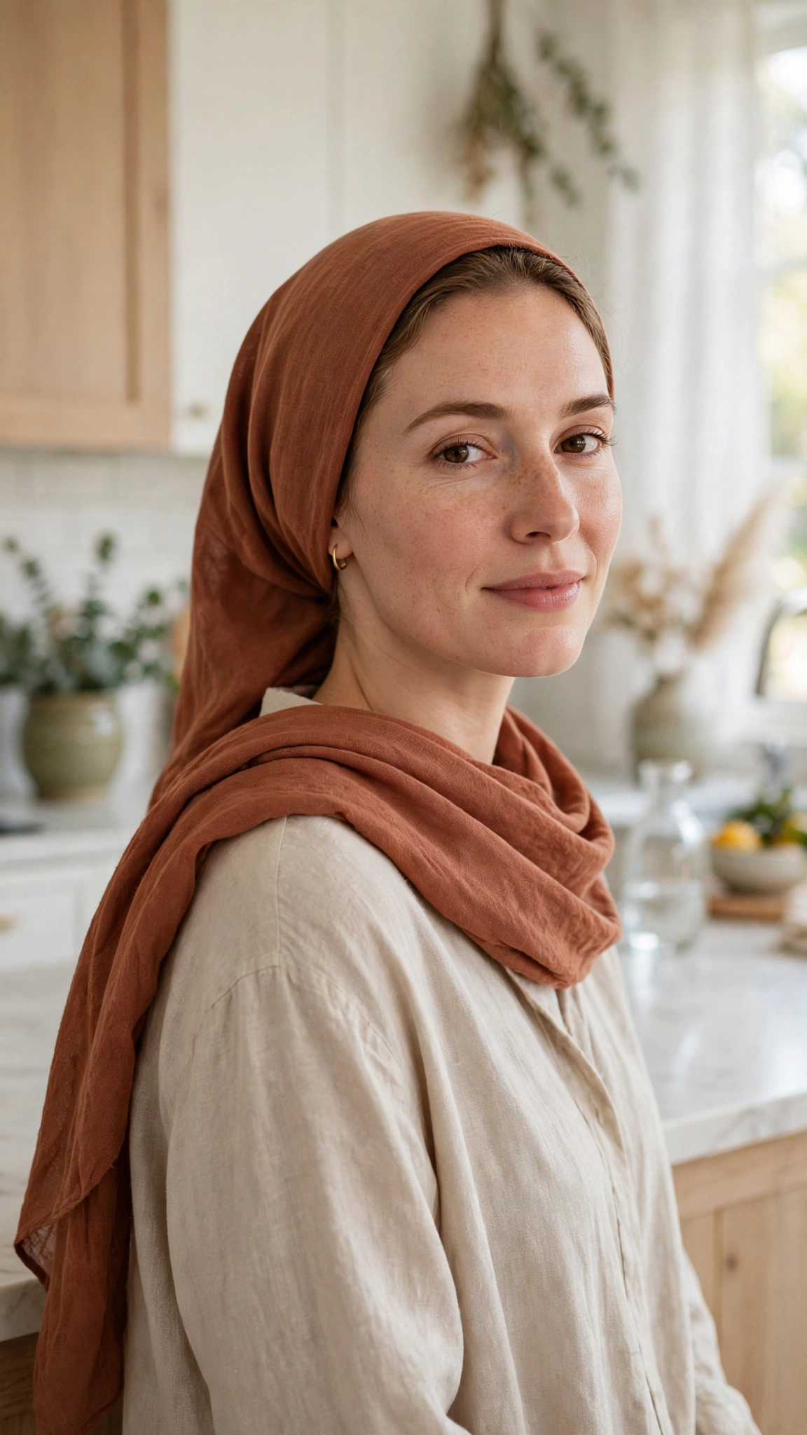 5. The No-Pin Shoulder Throw for Easy Everyday Wear