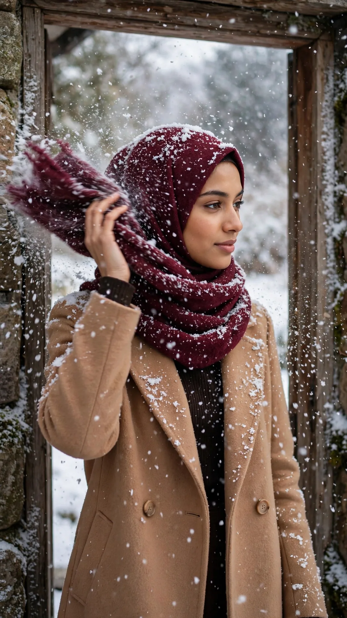 Protect Your Hijab from Snow and Static