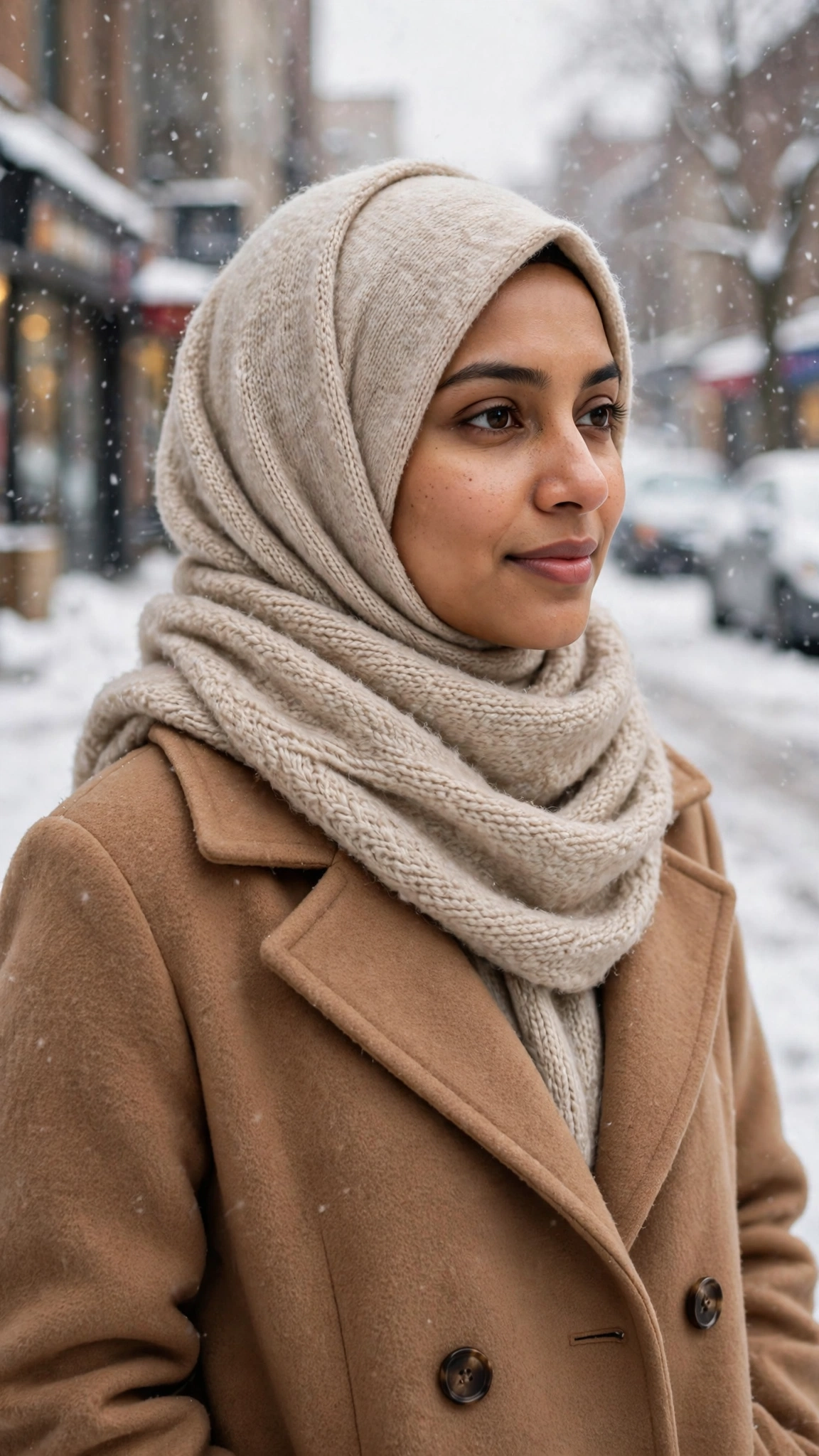 Winter Hijab Styling: Warmth Without the Slip