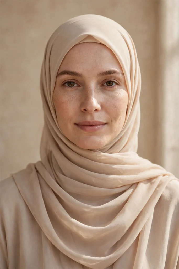 14 Hijab Styles for Oval Faces That Elongate and Flatter