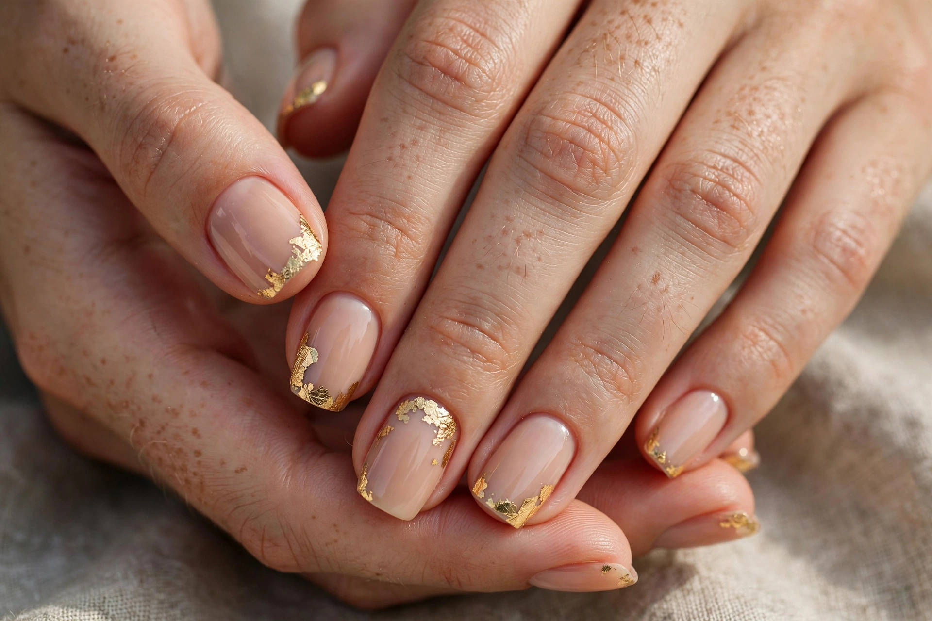 3. Gold Foil Accents