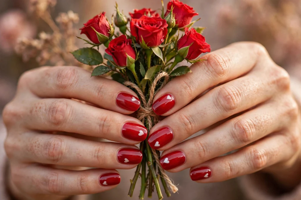 14 Valentine’s Nails (Hearts, Reds & Soft Pinks)