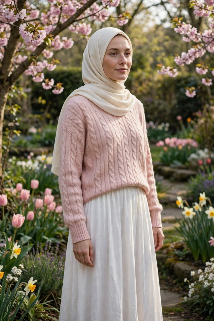 14 Modest Spring Outfits (Pastels, Florals & Light Layers)