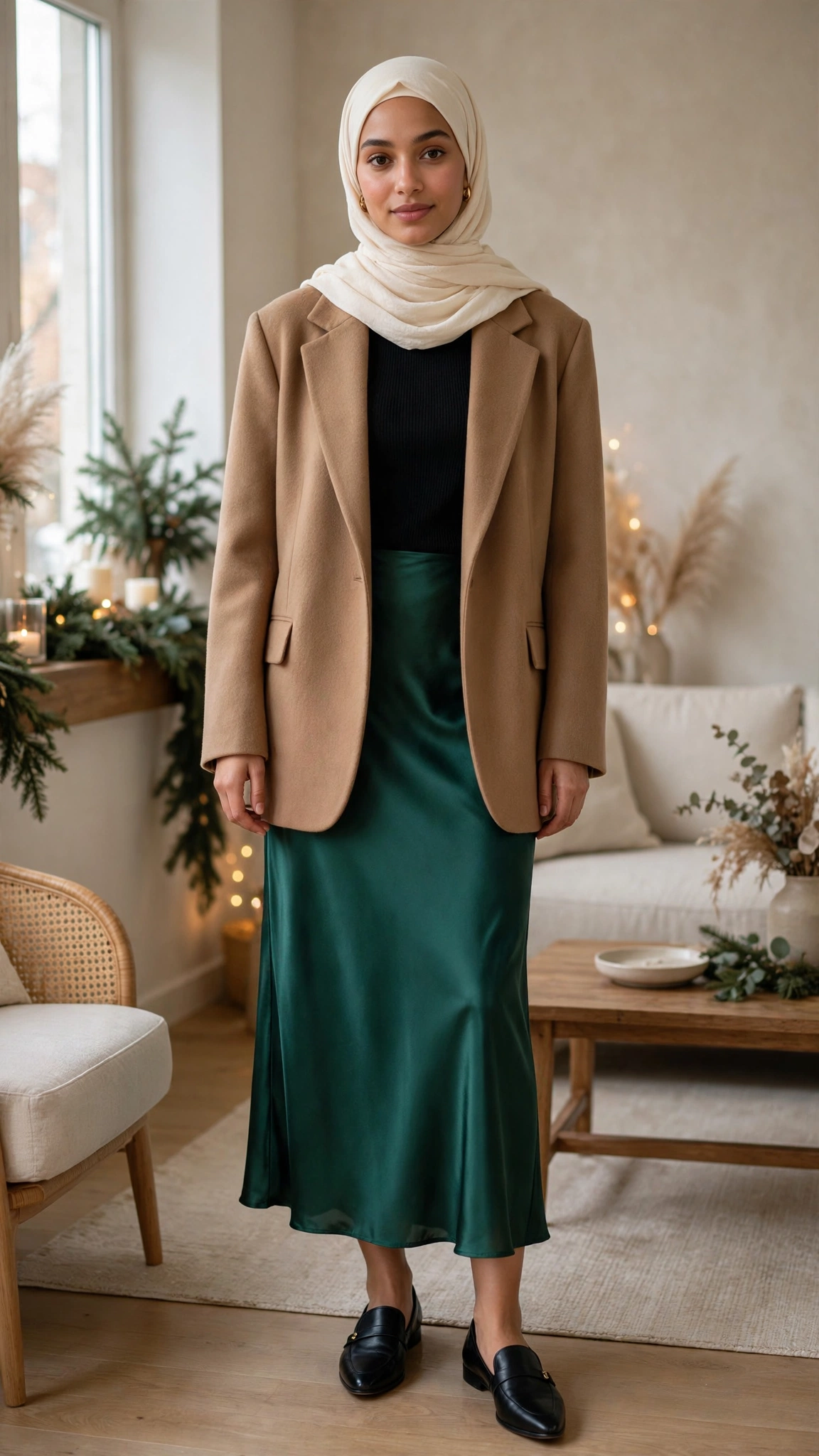 Pairing It With an Oversized Blazer