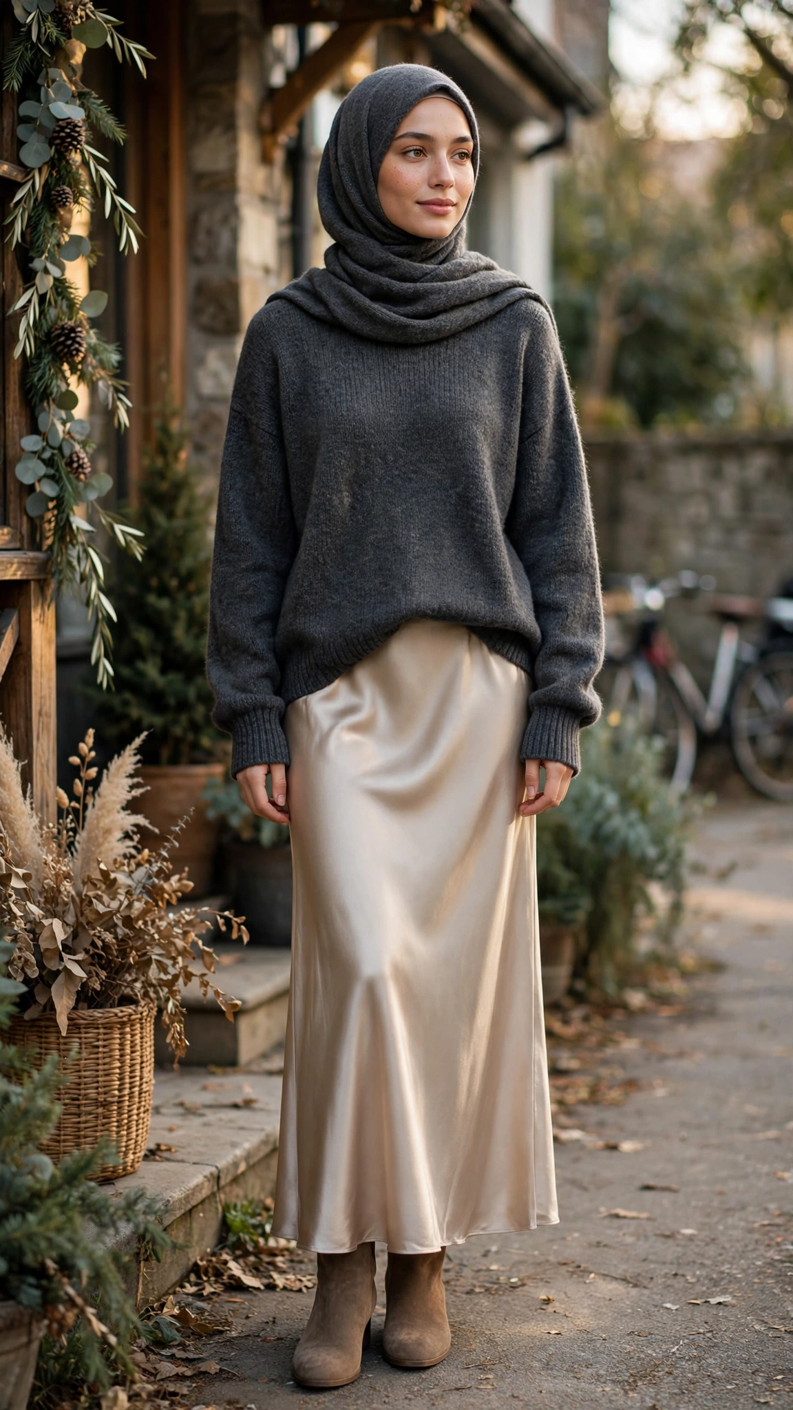 Balancing the Shine: Matte Fabrics on Top